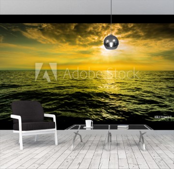 Image de Beautiful seascape evening sea horizon and sky